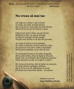 Nu vreau să mai tac!