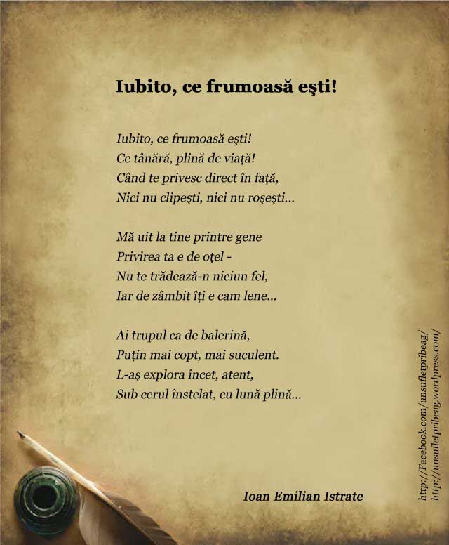 Iubito, ce frumoasă ești!